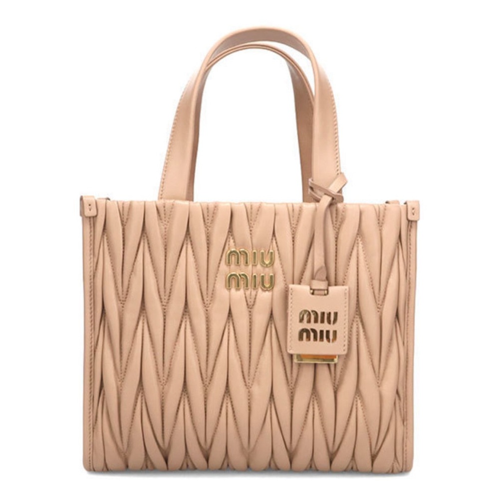 Brand new Miu Miu Tote Bag in Napa leather